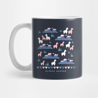 Alpaca Heaven Illustration Mug